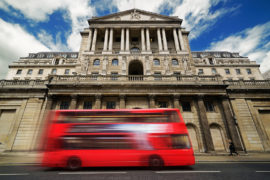 Bank of England on Threadneedle Street London, United Kingdom
