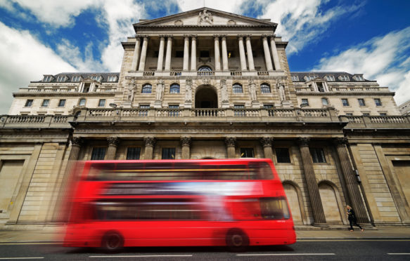 Bank of England on Threadneedle Street London, United Kingdom