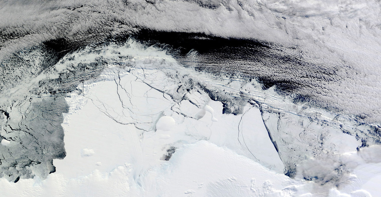 Shackleton ice shelf, Antarctica