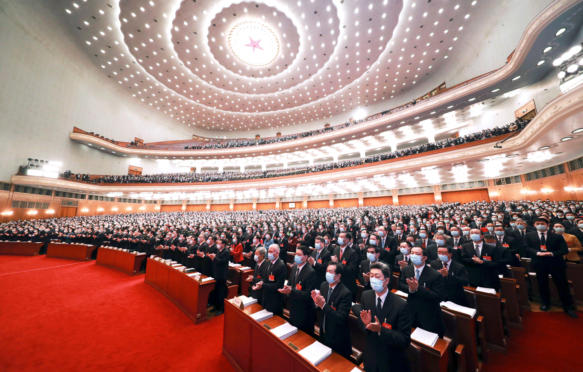 The fourth session of the 13th National Peoples Congress opens at the Great Hall of the People in Beijing