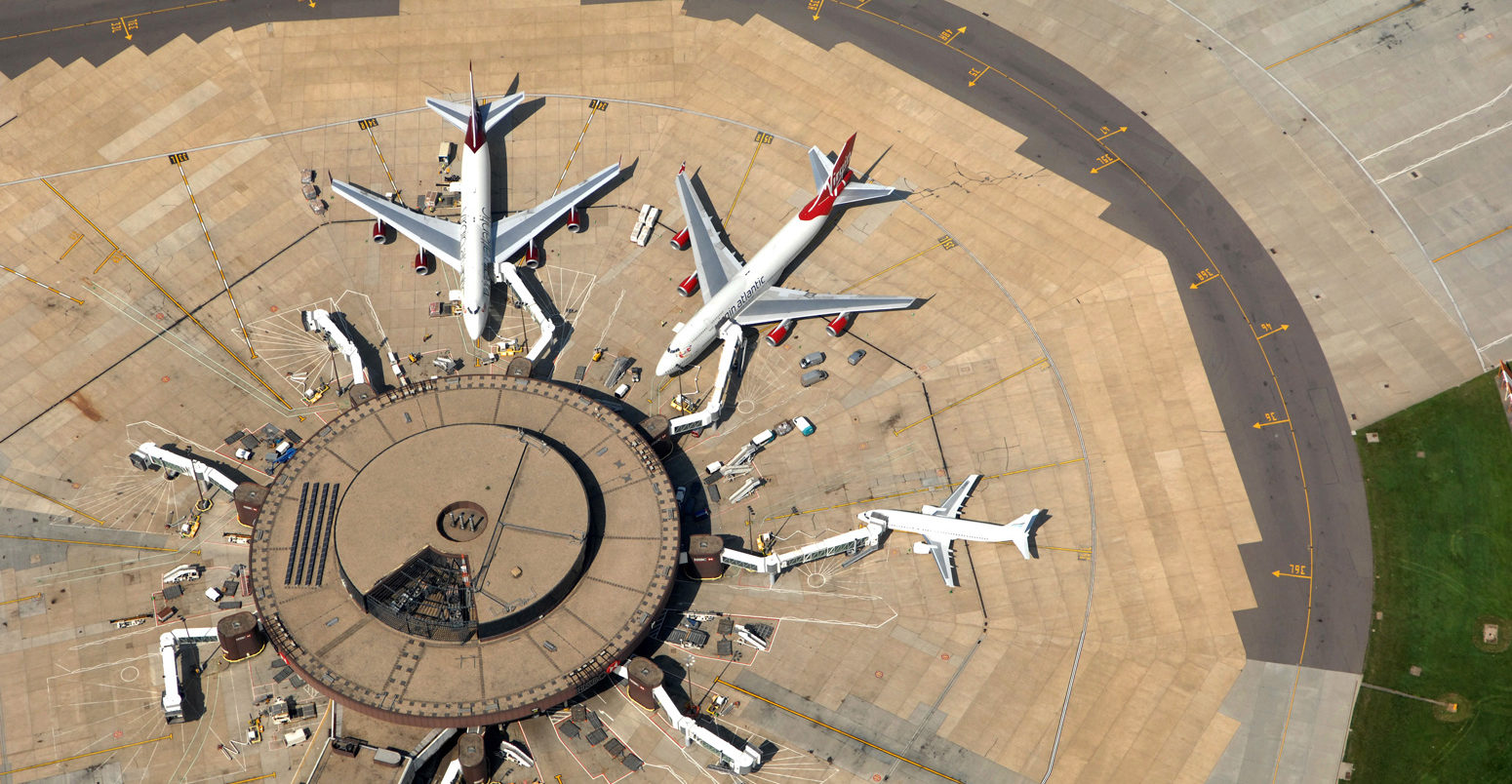 Aerial-view-Gatwick-airport