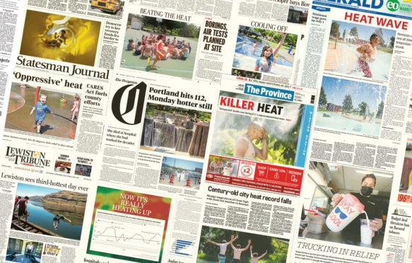 Media reaction Pacific north-west heat dome and the role of climate change