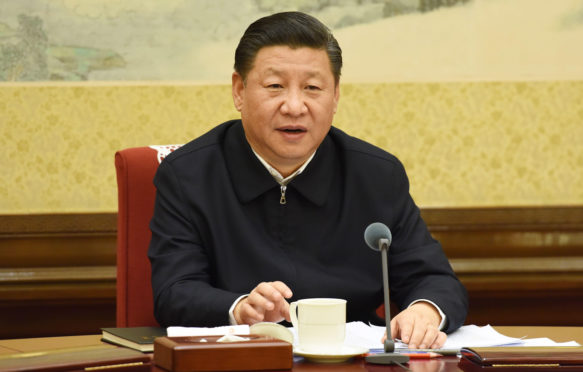 President Xi presiding over a meeting of the Political Bureau of the Central Committee of the Communist Party of China