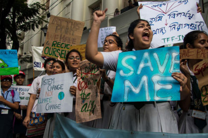March for Climate Justice in Kolkata organised by West Bengal along with many other climate, environmental and science based grass-root movements and organisations