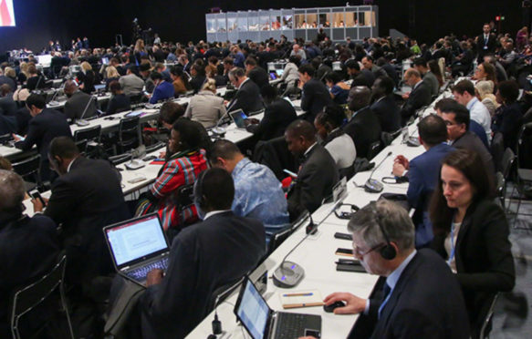 Delegates gather for the high-level segment COP25