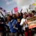 Young activists march as part of the Global Climate Strike of the movement Fridays for Future, in Cape Town. Credit: Reuters / Alamy Stock Photo.