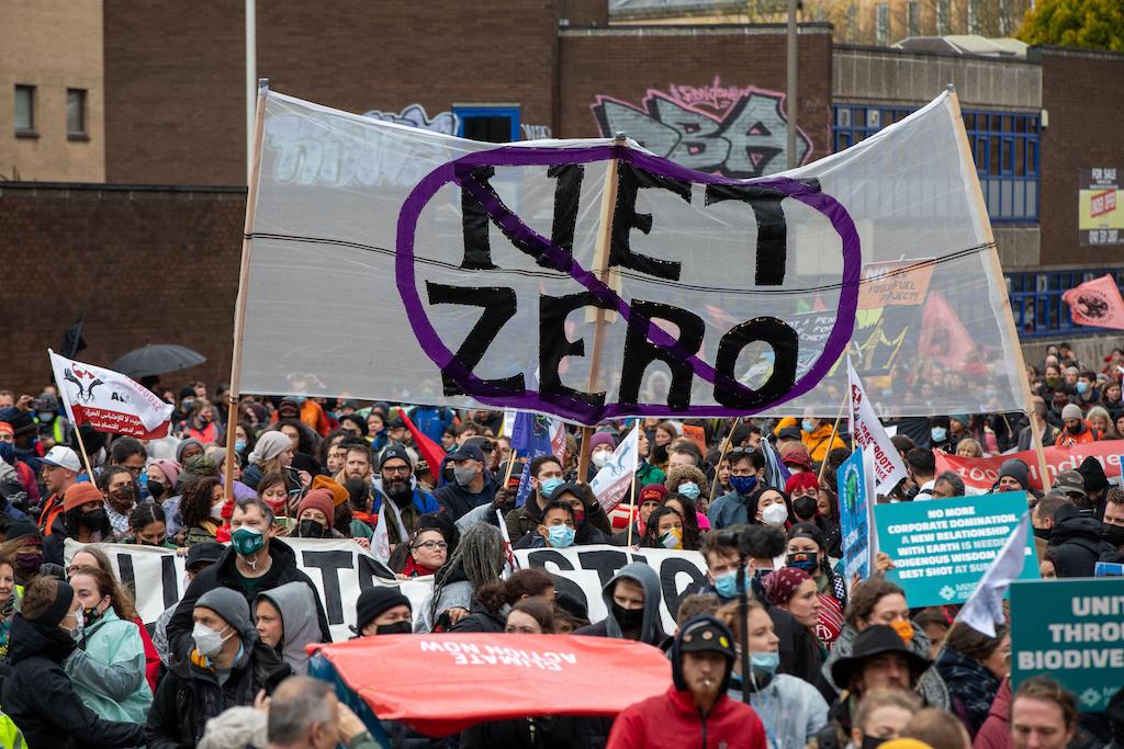 Around 100,000 demonstrators participate in the COP26 Global Day of Action for Climate Justice March in Glasgow on 6th November 2021