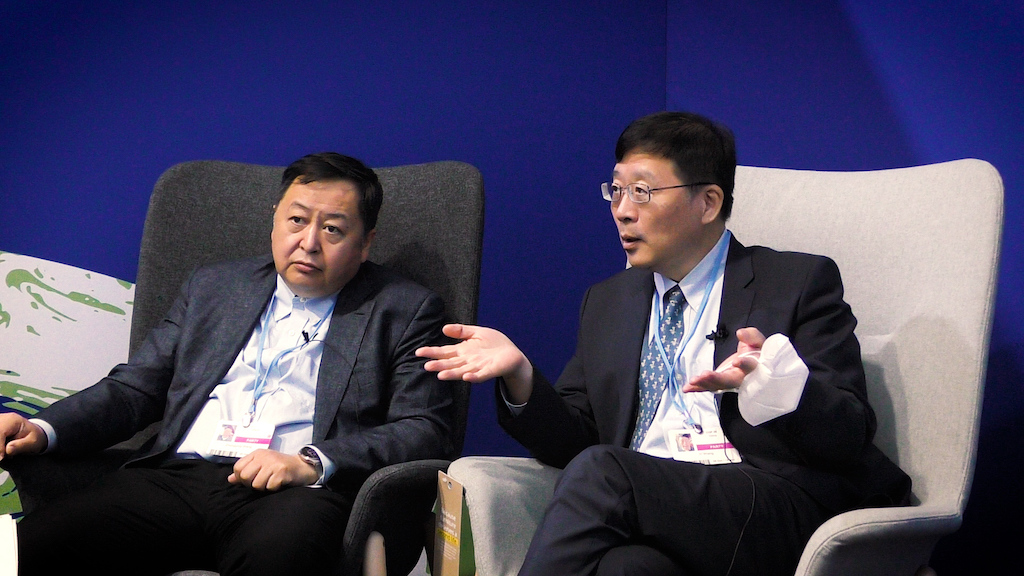 Prof Wang Yi and Prof Wang Zhongying