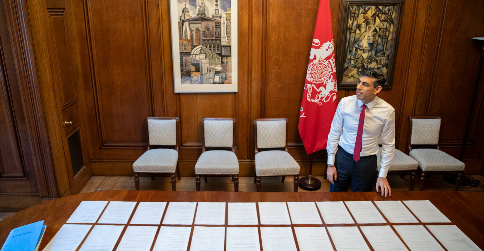 The Chancellor Rishi Sunak runs through his Spring Statement speech in his offices in 11 Downing Street. Credit: HM Treasury / Flickr.