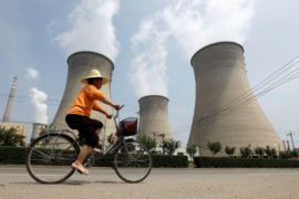 Water-cooling-towers-of-a-coal-fired-power-plant-in-Beijing