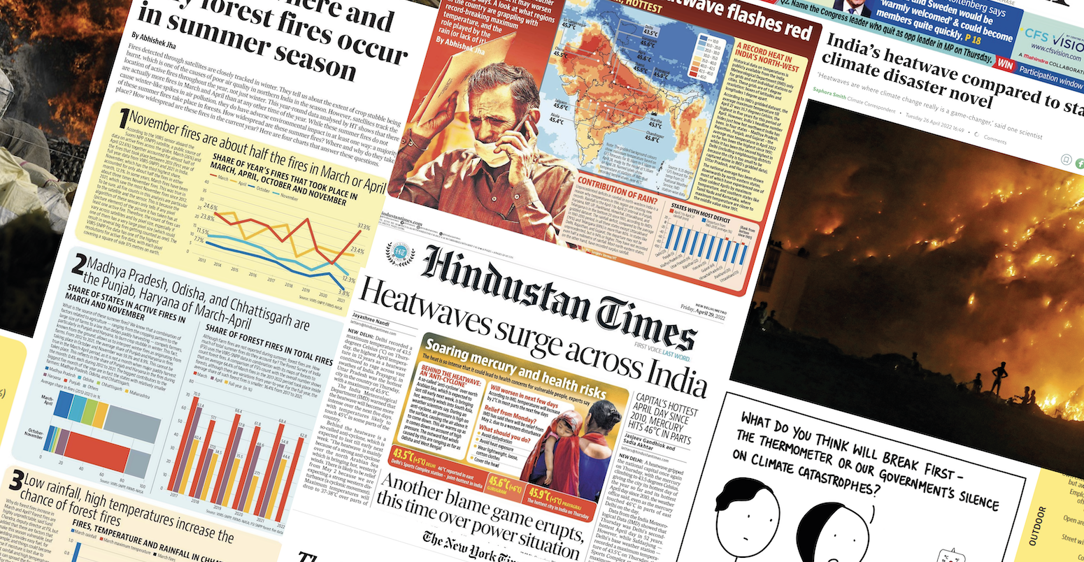 Media reaction: South Asia’s 2022 heatwave and the role of climate change