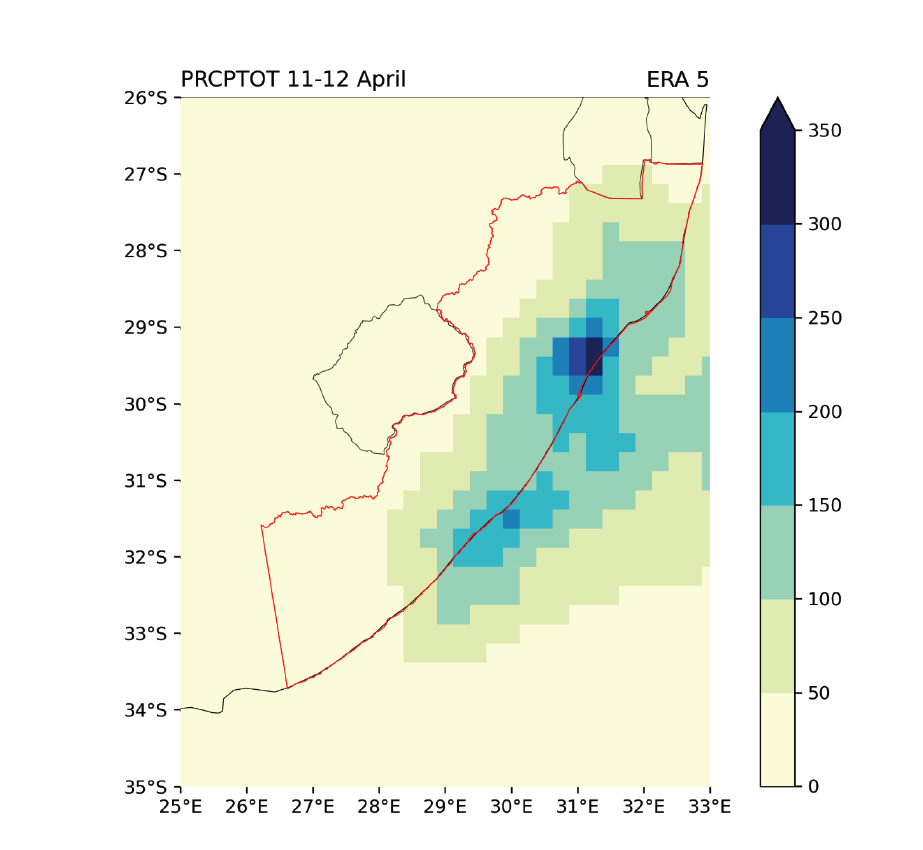 analysis and synthesis of data about floods in durban