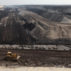 Open-pit coal mining at Cottbus Nord in Germany
