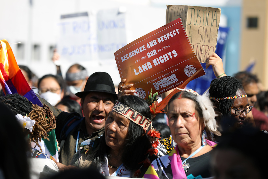 Marcha climática. Foto por IISD/ENB | Mike Muzurakis.