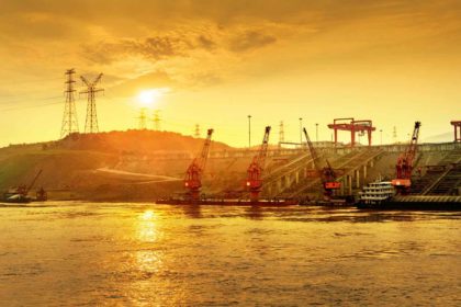 Yangtze River Terminal and Crane, Chongqing, China