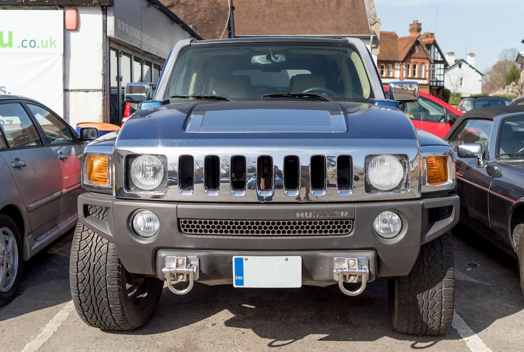 A GM Hummer SUV in London.