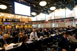 Delegates at the IPCC opening meeting in Denmark, 2014.