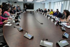 US Treasury Secretary Janet Yellen speaks during the World Bank/IMF Spring Meetings in Washington on 12 April 2023.