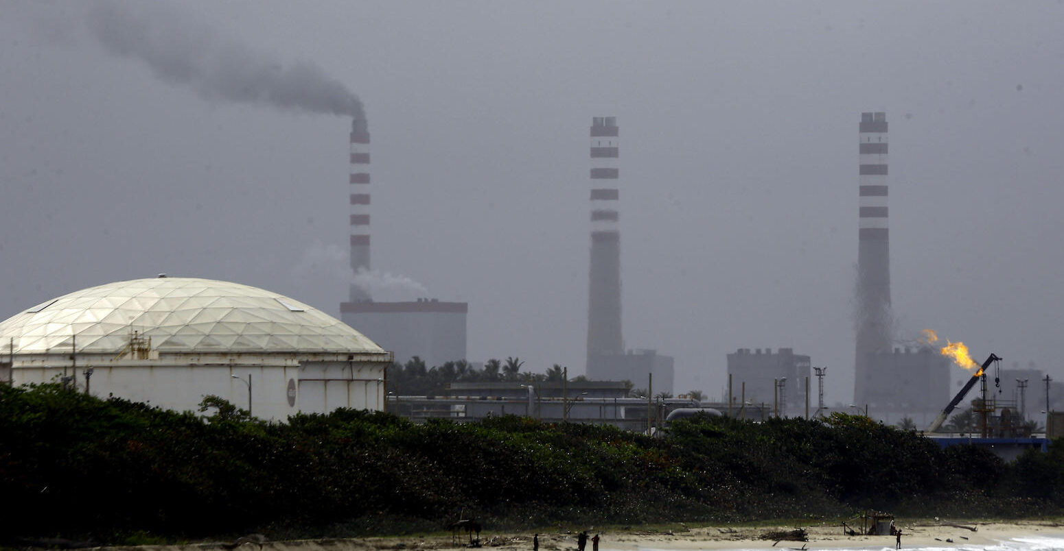 A panoramic view of a power generator in Venezuela.