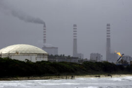 A panoramic view of a power generator in Venezuela.