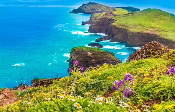 Ponta de Sao Lourenco, Madeira islands, Portugal.