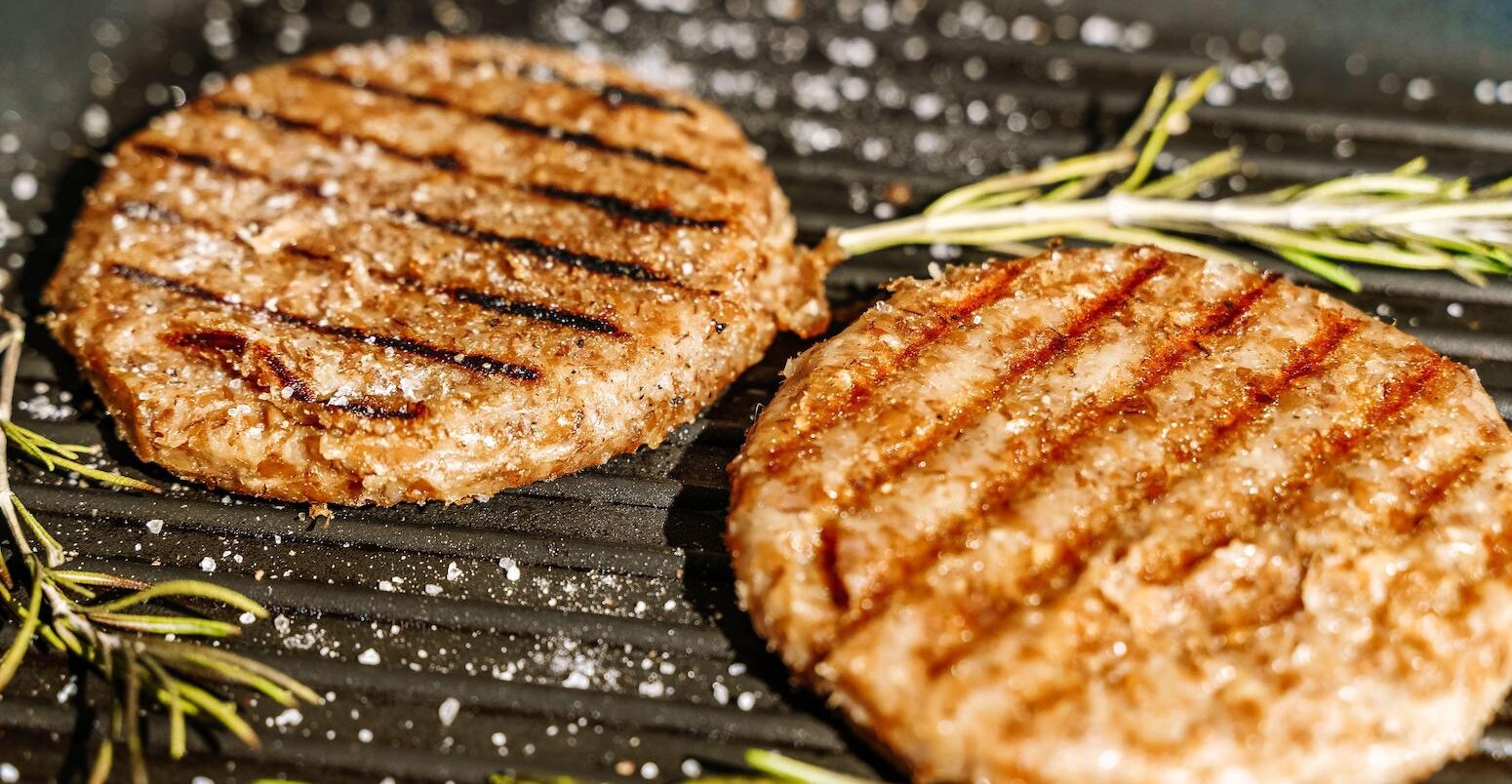 Veggie cutlet grilled for veg burger.