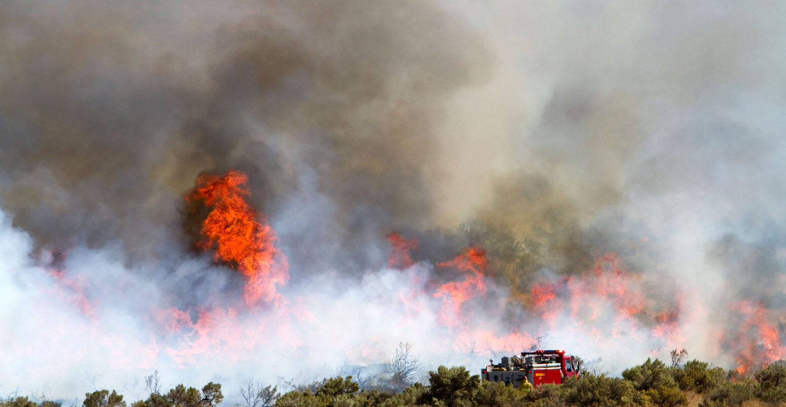 Wildfire near Boise, Idaho, in 2011.