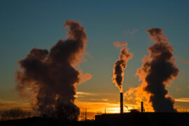 A fossil-fuelled power generating station in Denver, Colorado.