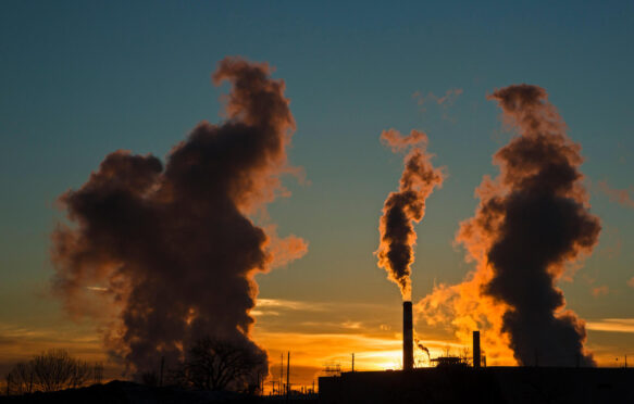 A fossil-fuelled power generating station in Denver, Colorado.