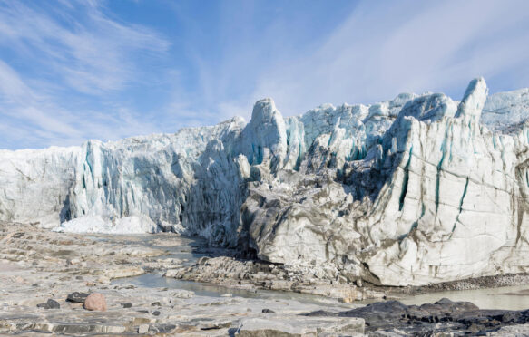 Landscape close to the Greenland Ice Sheet.