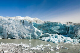 The Russell Glacier in Greenland.
