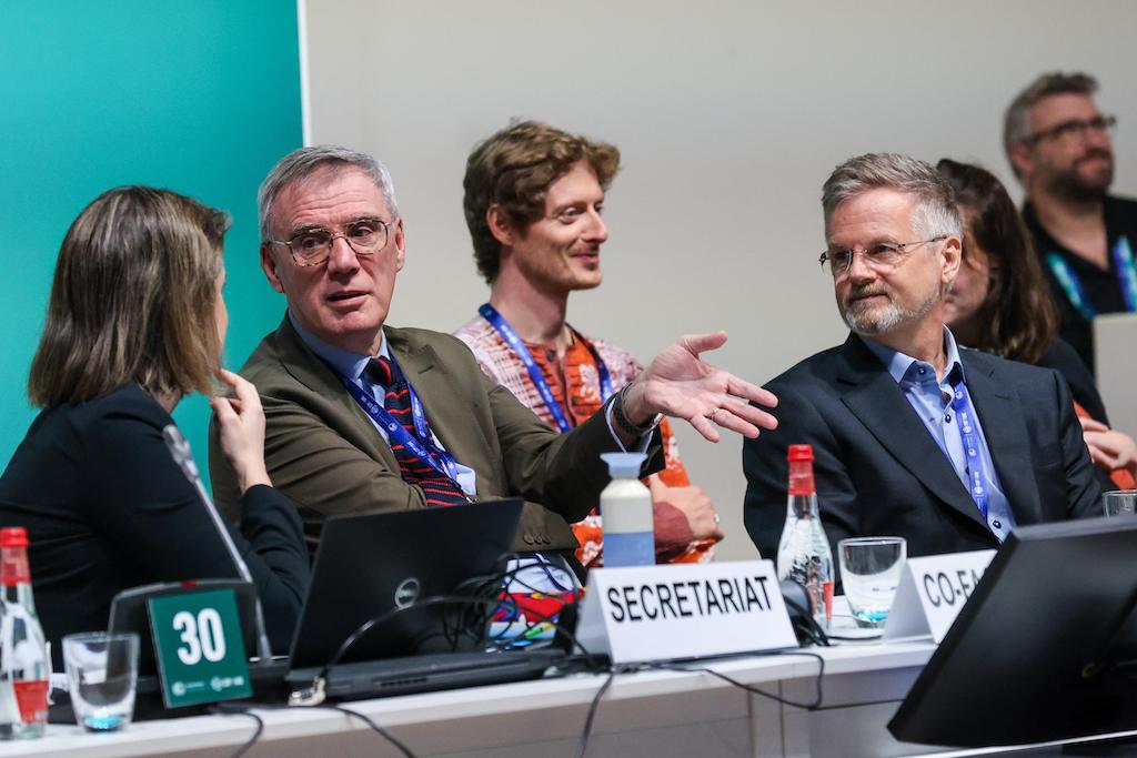 Response measures co-facilitators Andrei Marcu of Honduras and Georg Børsting of Norway. 