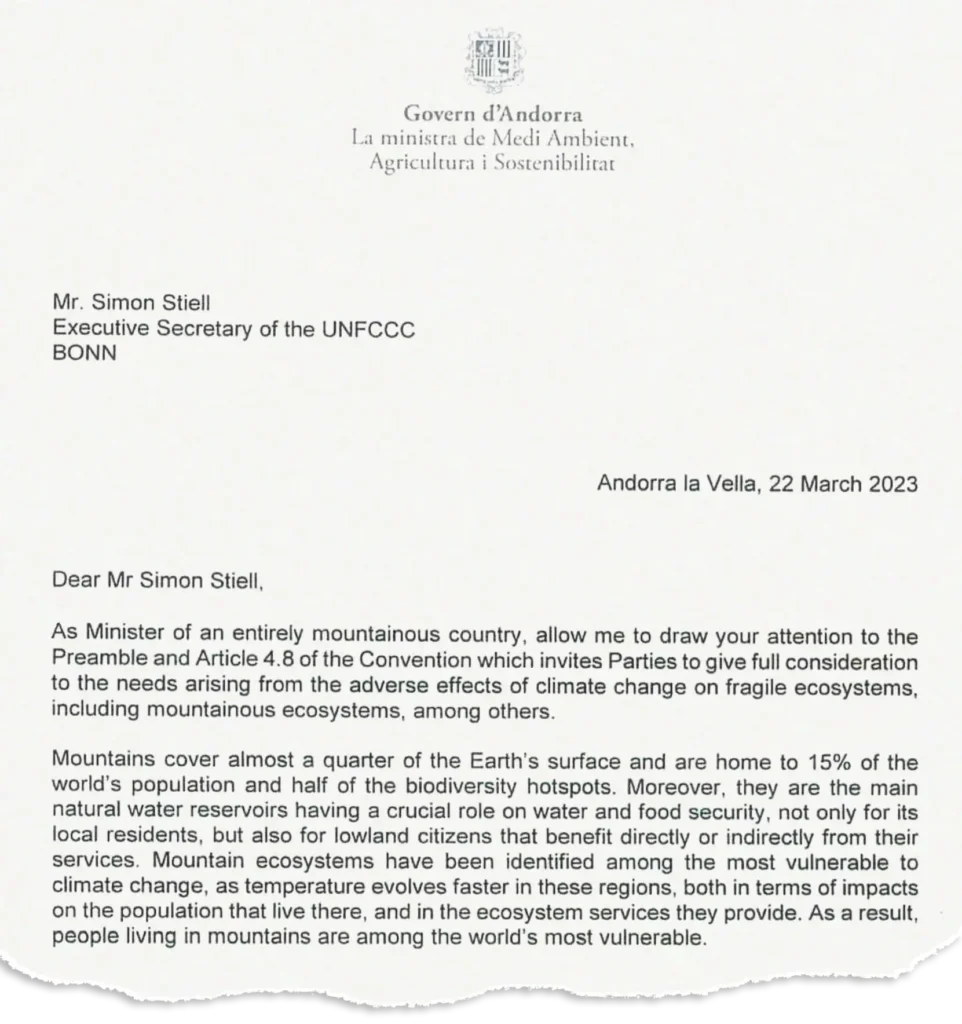 Letter to Simon Stiell, 22 March 2023