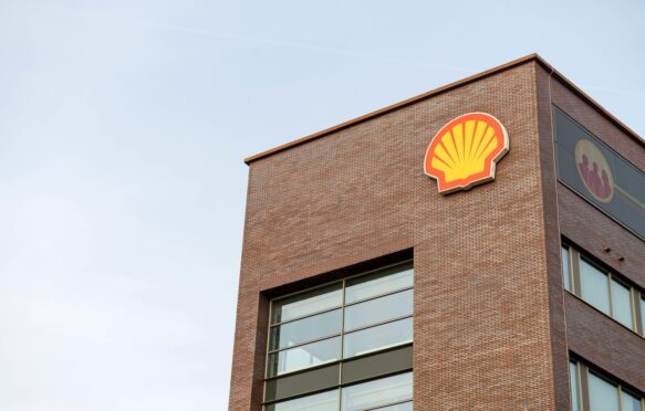 Shell building Amsterdam, Netherlands.