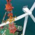 Offshore wind turbine in Fuzhou, China.