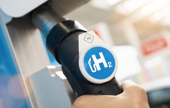 Hydrogen fuel dispenser.