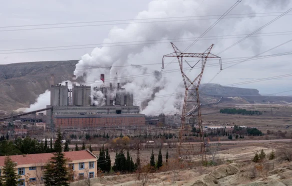Coal-fired power plant, Turkey.