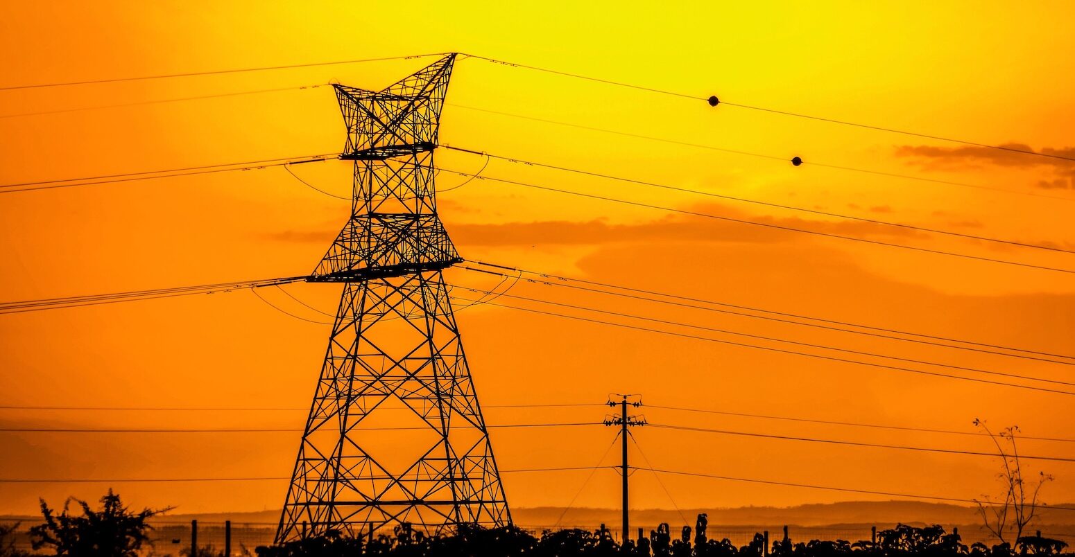 Pylon in Kenya.