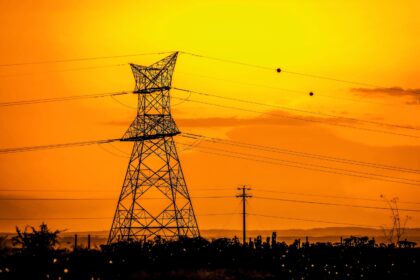 Pylon in Kenya.