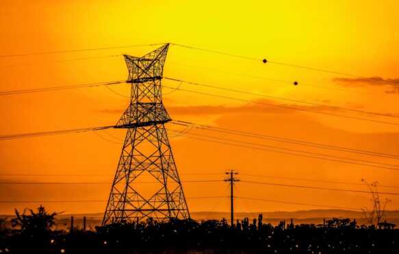 Pylon in Kenya.