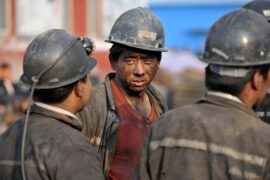 Coal miners in Shanxi Province, China.