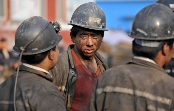 Coal miners in Shanxi Province, China.