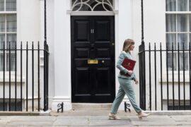 UK Chancellor Rachel Reeves prepares to deliver the Spending Review, June 2025.