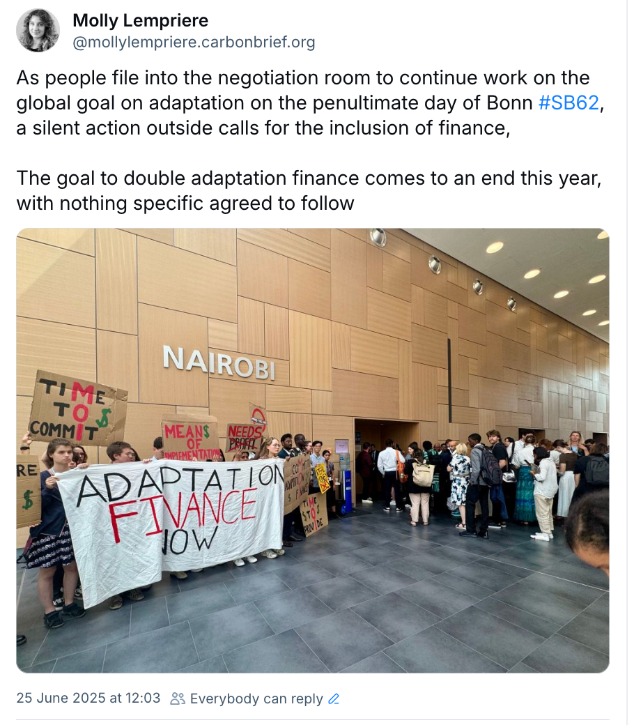 Molly Lempriere on Bluesky: As people file into the negotiation room to continue work