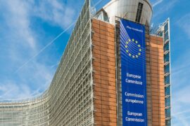 The Berlaymont building in Brussels.