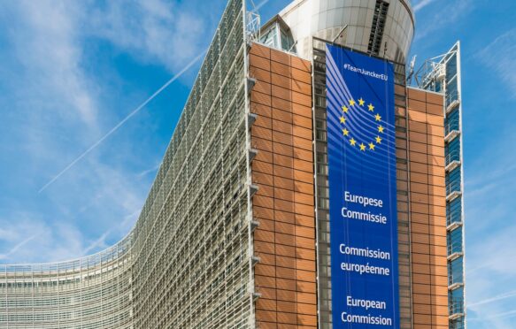 The Berlaymont building in Brussels.