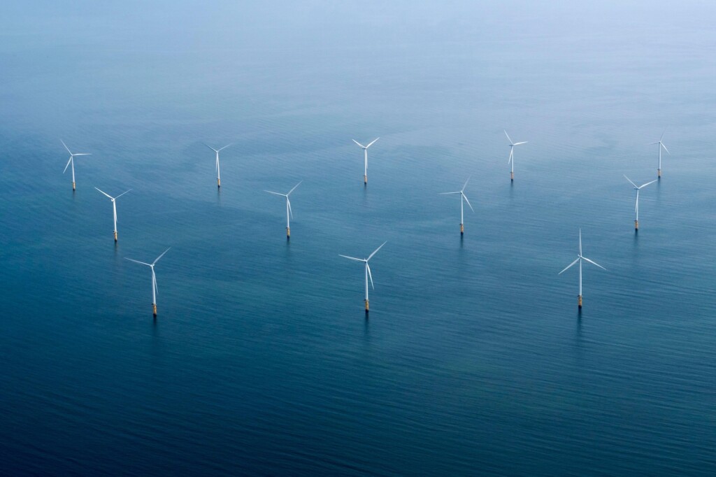 Offshore windfarm, UK.