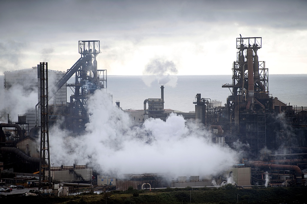 Tata Steelworks, Wales, UK.