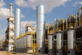 A hydrogen production and purification unit in Western Kazakhstan.