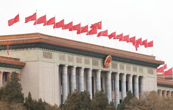 Great hall of the people, Beijing, China.
